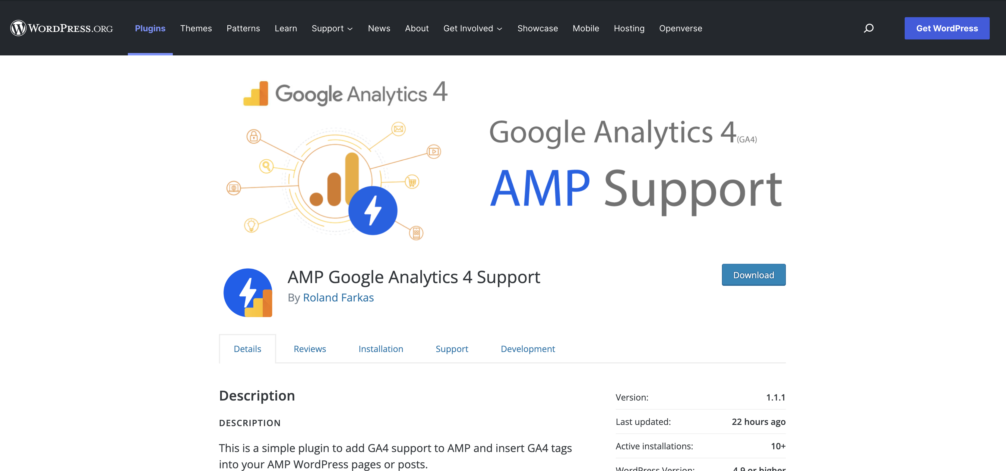 Enable Google Analytics 4 Support to track WordPress AMP pages